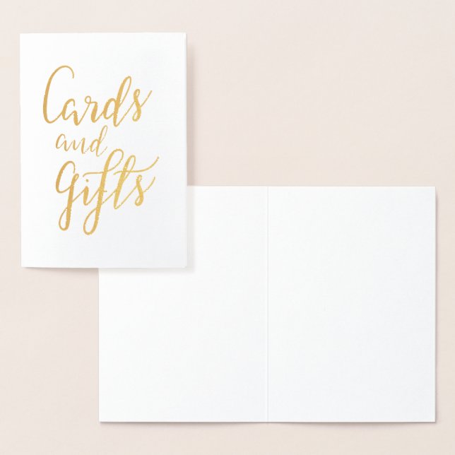 Cards And Gifts Handwritten Script Wedding (Display)