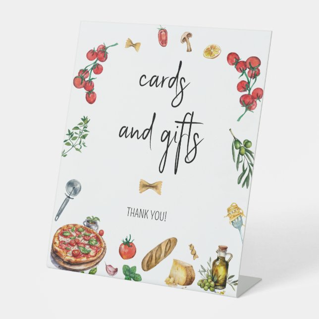 Cards and gifts itailian style sign (Front)
