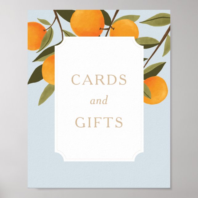 Cards and Gifts Little Cutie Baby Shower Sign (Front)