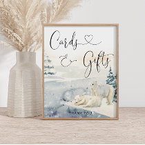 Cards and Gifts Polar Bear Poster