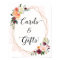 Cards and Gifts | Romantic Floral Wedding Sign