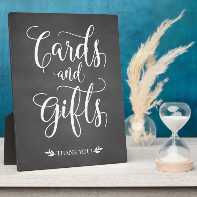 Cards and Gifts Rustic Wedding Sign Plaque (Side)