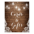 Cards and Gifts | Rustic Wood String Lights