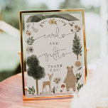 Cards And Gifts Sign Boho Woodland Baby Shower<br><div class="desc">Help your guests find their way to the gift table with this lovely woodland baby shower sign! Check out our entire collection to make your event planning complete!</div>