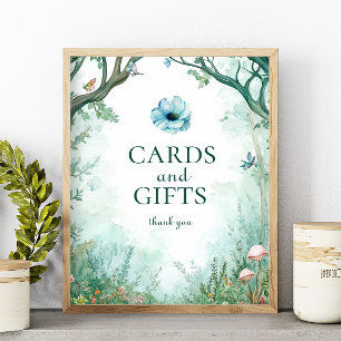 Cards and Gifts Sign Enchanted Forest Fairytale