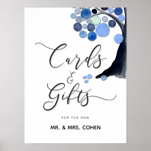 Cards and Gifts Sign _ Romantic Forest