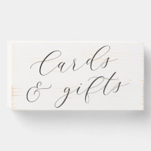 Cards and Gifts Wedding sign