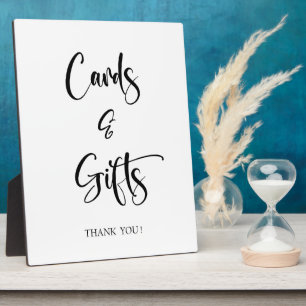 Cards and Gifts Wedding sign Tabletop Plaque