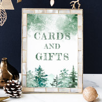 Cards and gifts winter wonderland baby shower