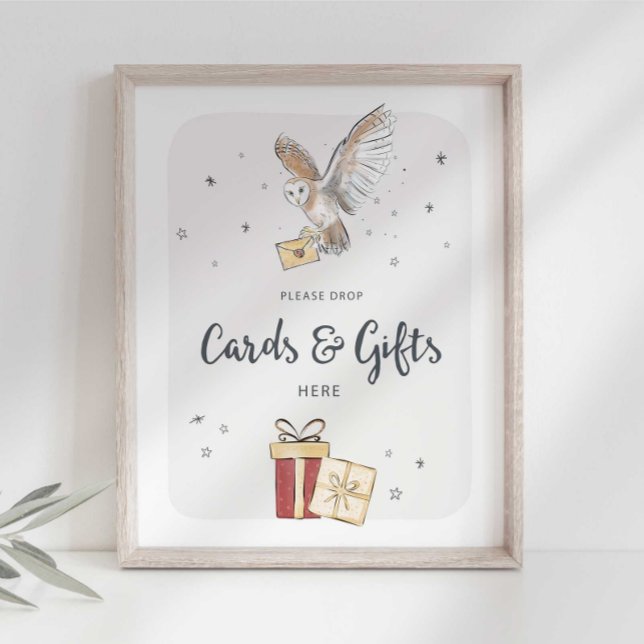 Cards and Gifts Wizard Party Sign (Creator Uploaded)