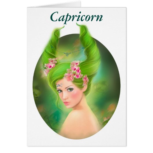 Cards Capricorn zodiac (Front)