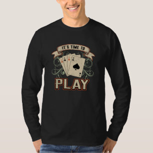 Cards Card Playing Day Poker Ace Casino Game Gift T-Shirt