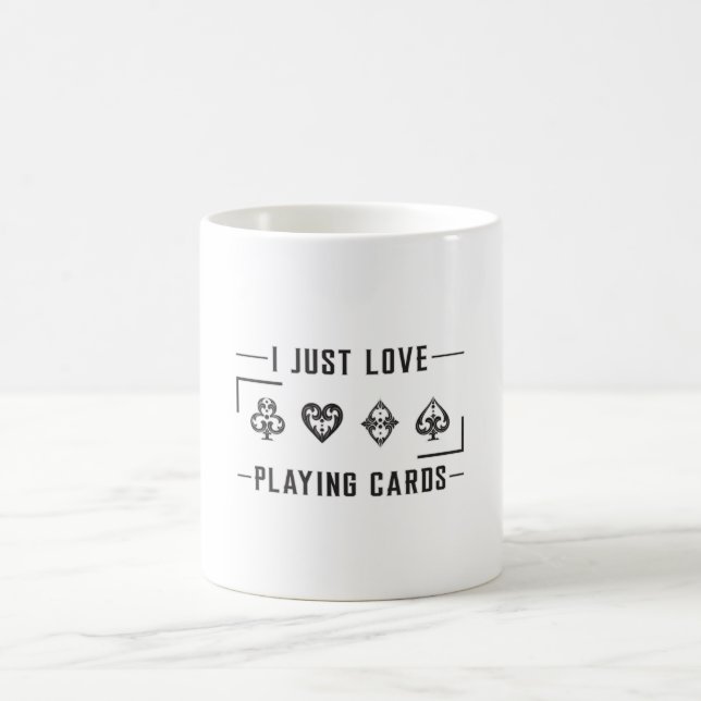 Cards Casino Card Playing Day Ace Poker Game Gift Coffee Mug (Center)