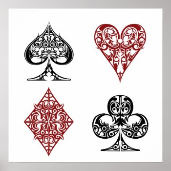 Cards Deck 2 Poster by silvercryer2000 at Zazzle