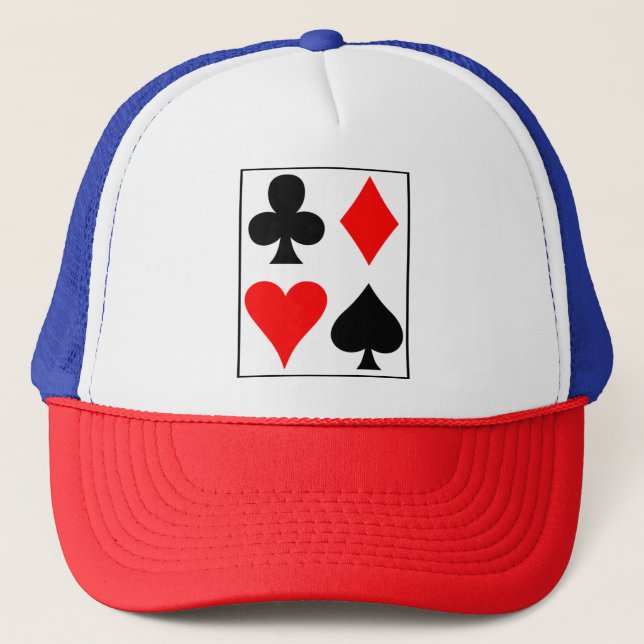 Cards design  T-Shirt Trucker Hat (Front)
