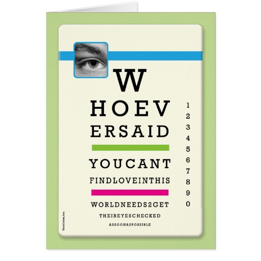 Cards - Eyes Checked (Front)