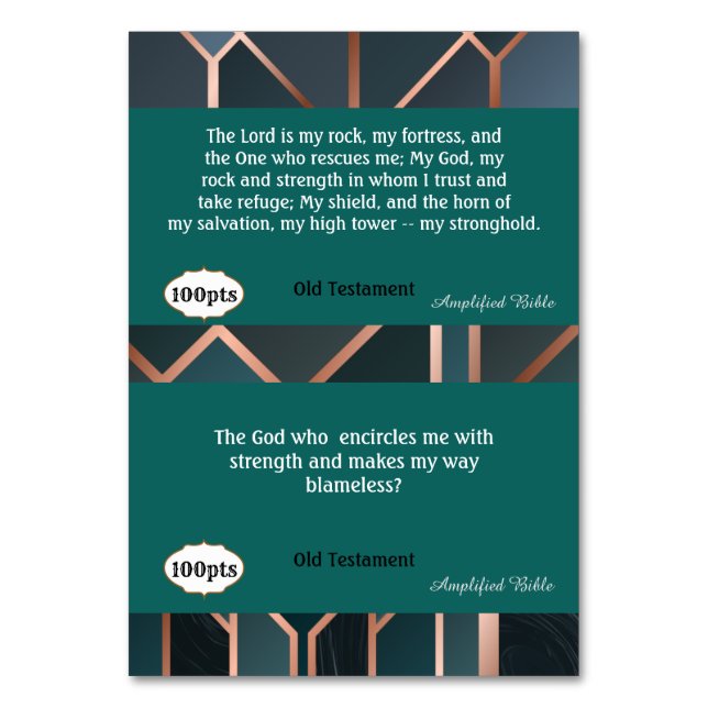 Cards for Game (Back)