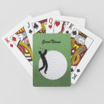 Cards For The Golfer, Personalize With Name at Zazzle