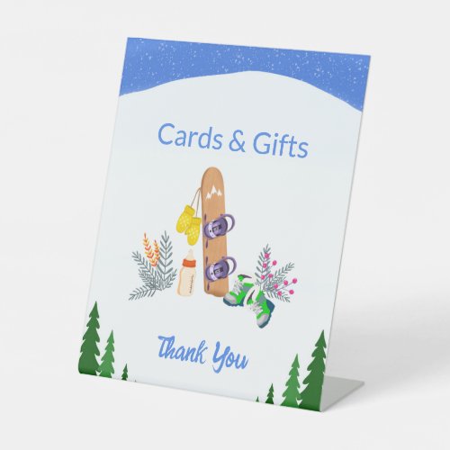 Cards & Gifts A Little Shredder Snowboard Pedestal Sign