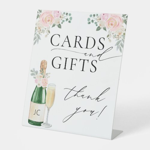 Cards  Gifts Bridal Shower Pedestal Sign