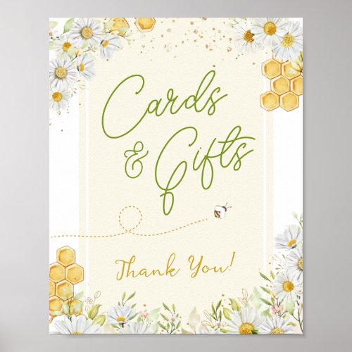 Cards Gifts Bumblebee Party Bridal Bee Baby Shower Poster