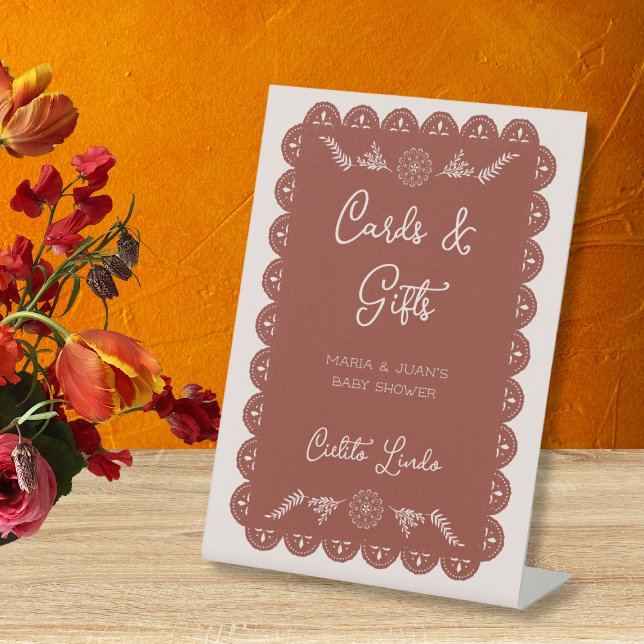 Cards & Gifts Cielito Lindo Neutral Baby Shower Pedestal Sign (Cards & Gifts Cielito Lindo Neutral Baby Shower Pedestal Sign)