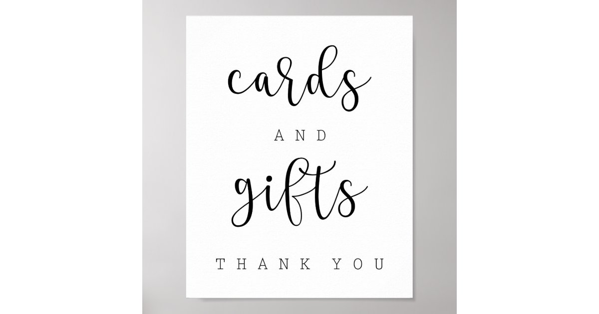 Cards & Gifts Sign 