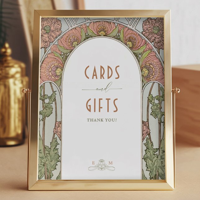 Cards & Gifts Sign Vintage Art Nouveau by Mucha (Creator Uploaded)