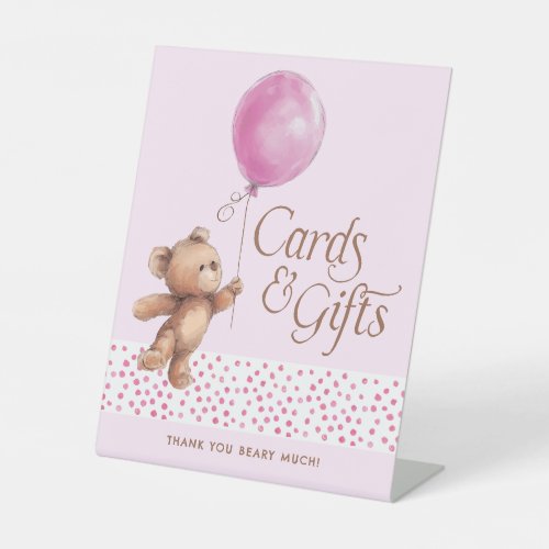 Cards  Gifts Teddy Bear Balloon Baby Shower  Pedestal Sign