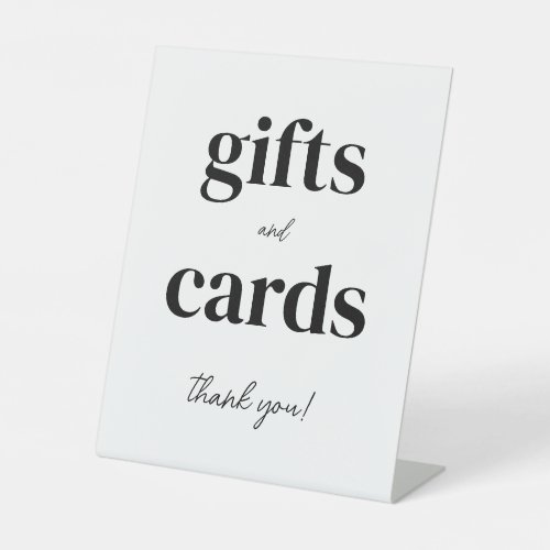 Cards  Gifts Thank You Any Event Pedestal Sign