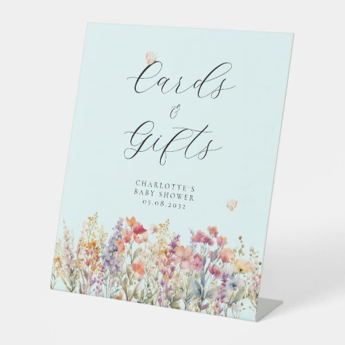 Cards  Gifts  Wildflower  Pedestal Sign