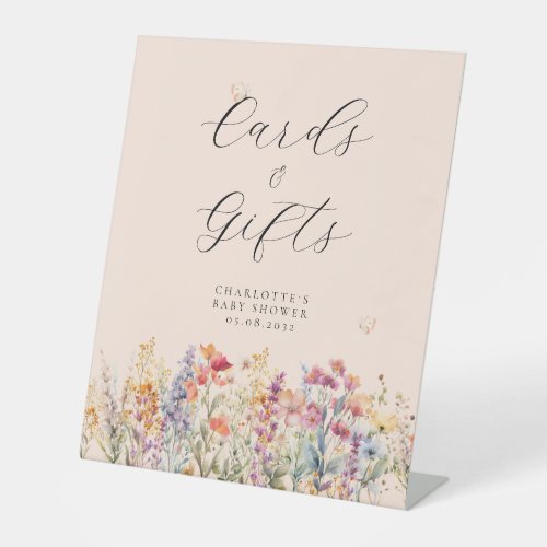 Cards  Gifts  Wildflower  Pedestal Sign
