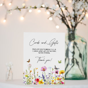 Cards & Gifts Wildflowers Butterflies Wedding Foam Board