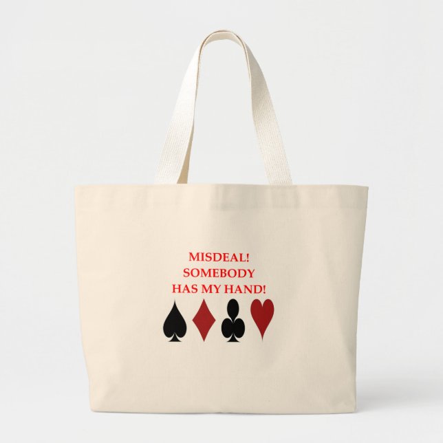 CARDS LARGE TOTE BAG (Front)