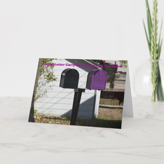 Cards&Letters Carry Messages From The Heart Card (Front)