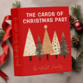 BINDER ~ BOOK OF CHRISTMAS CARDS HOLIDAY KEEPSAKE | Zazzle