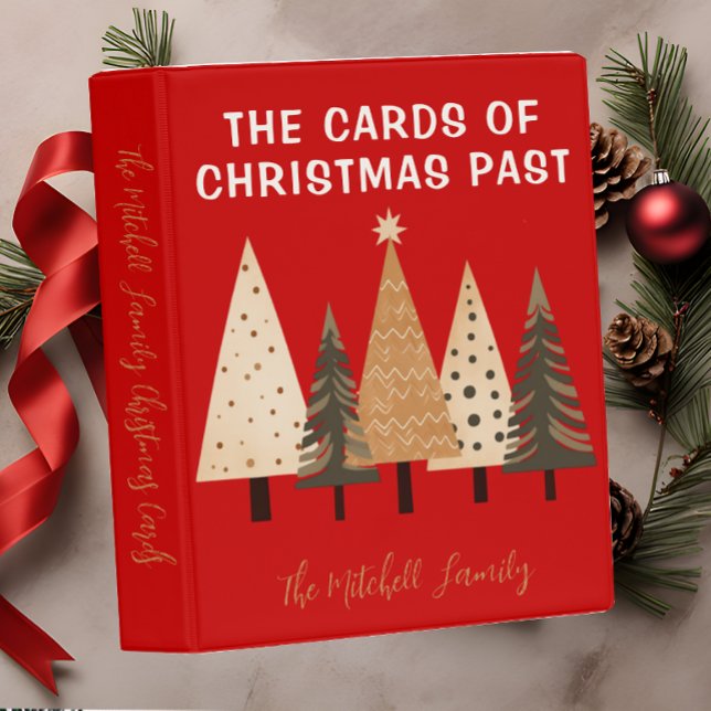 Cards of Christmas Past Holiday Organizer Mini Binder (Creator Uploaded)