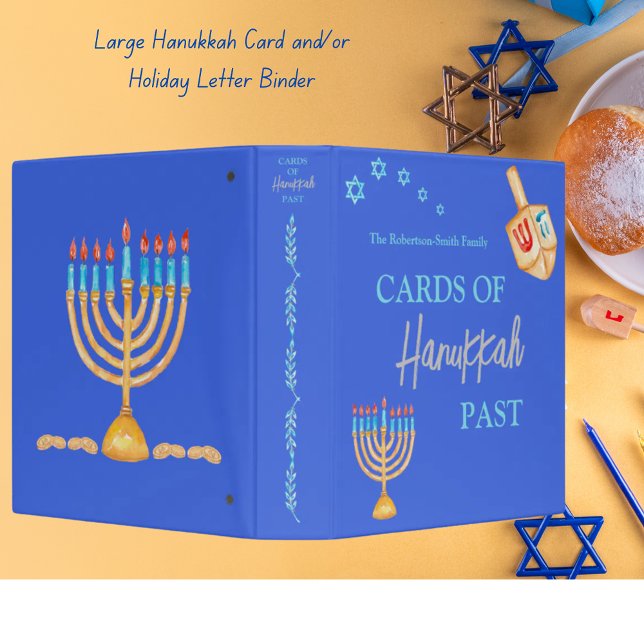 Cards of Hanukkah Past Personalized Binder (Creator Uploaded)