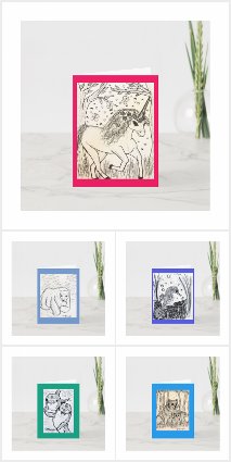 Cards With Beautiful Creatures