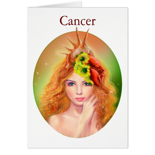 Cards Zodiac - Fantasy Cancer (Front)