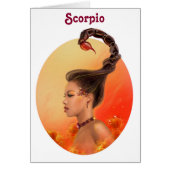 Cards Zodiac - Fantasy  Scorpio (Front)