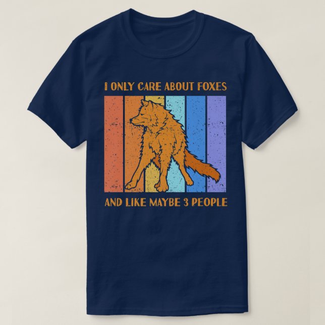 Care About Foes And Like Maybe 3 PeopleFo Premium  T-Shirt (Design Front)
