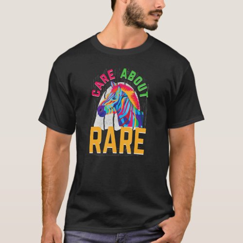 Care About Rare Rare Disease Awareness Day Month Z T_Shirt