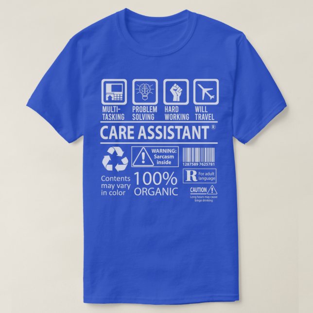 Care Assistant T-Shirt (Design Front)