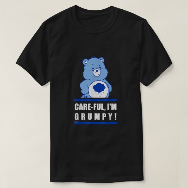 Care Bears Grumpy Bear Care  T-Shirt (Design Front)