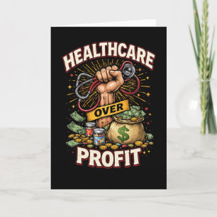 Care Before Profit Holiday Card