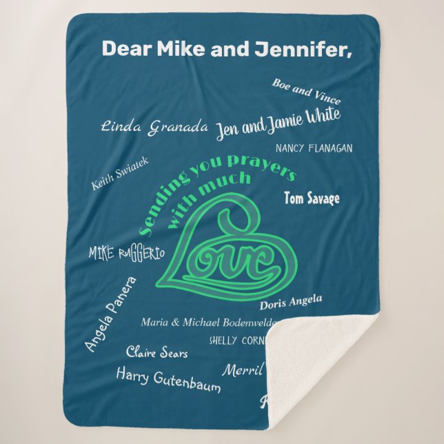 Care Blanket with Love & Prayers (Front)