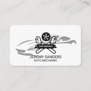 Care Care Services   Auto Parts Business Card