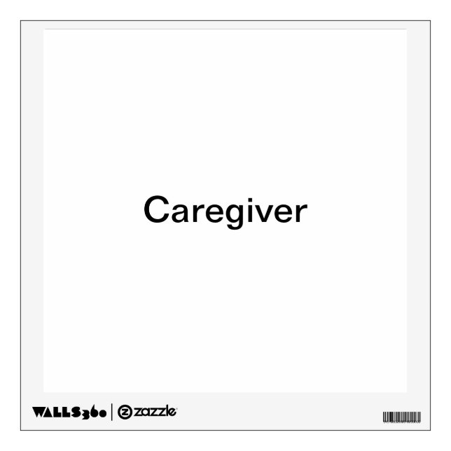 Care giver wall decal (Front)