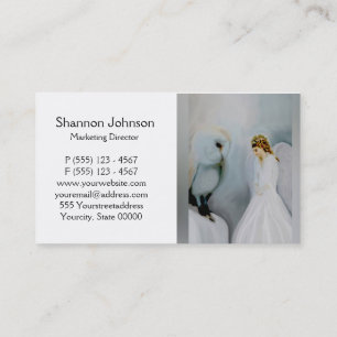 Care Guardian Angel and White Owl Business Card